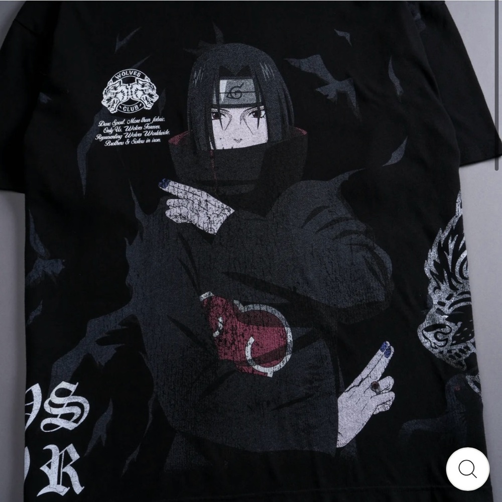 DARC SPORT X NARUTO X ITACHI ENERGY “SIDE TO SIDE” AKATSUKI SHIRT